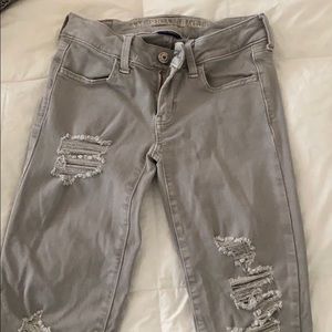 american eagle ripped jeans